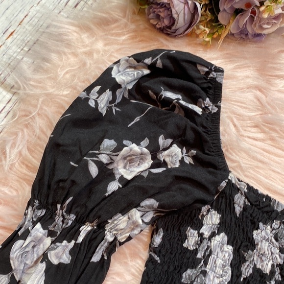 MOTEL ROCKS Velina Smocked Long Sleeve Top sz XS - Picture 3 of 11